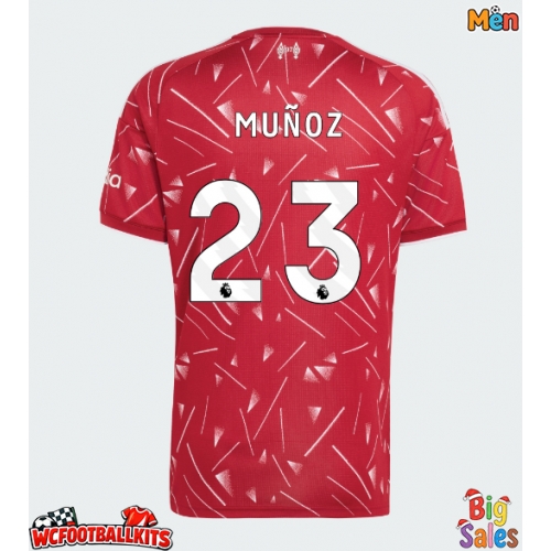 Liverpool Victor Munoz #23 Replica Home Stadium Shirt 2026-27 Short Sleeve